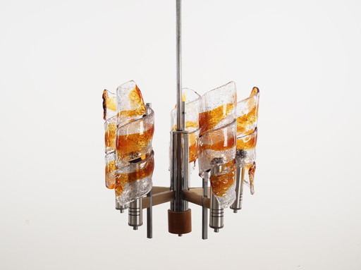 Pendant Lamp, Murano Glass, Italian Design, 1970S, Production: Italy