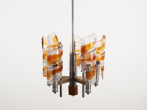 Image 1 of Pendant Lamp, Murano Glass, Italian Design, 1970S, Production: Italy