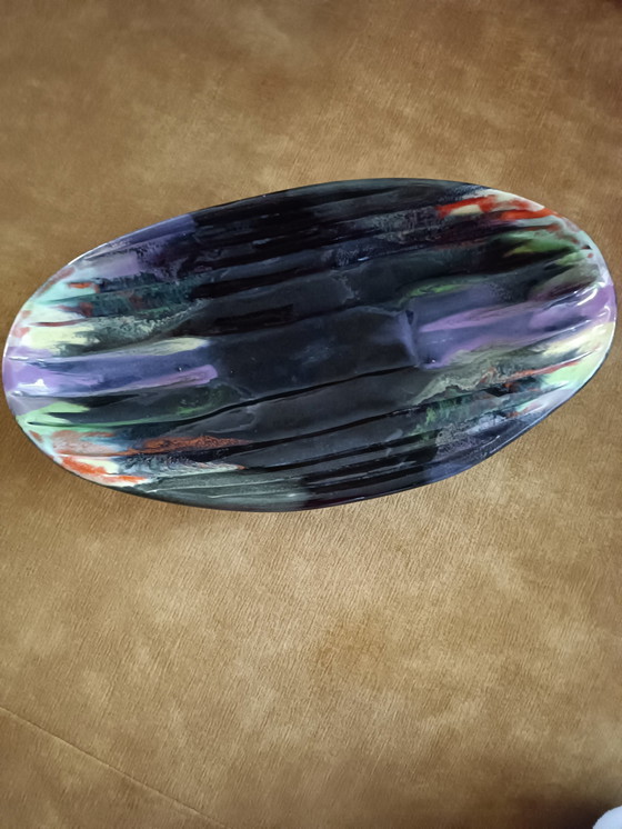 Image 1 of 1x Ceramic Oval Dish Vallauris