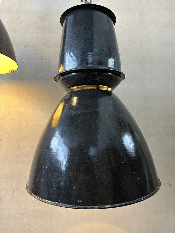 Image 1 of 2X Xxl Industrial Lamps - Enamel