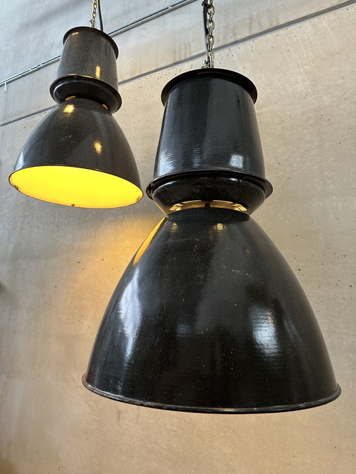 2X Xxl Industrial Lamps - Enamel