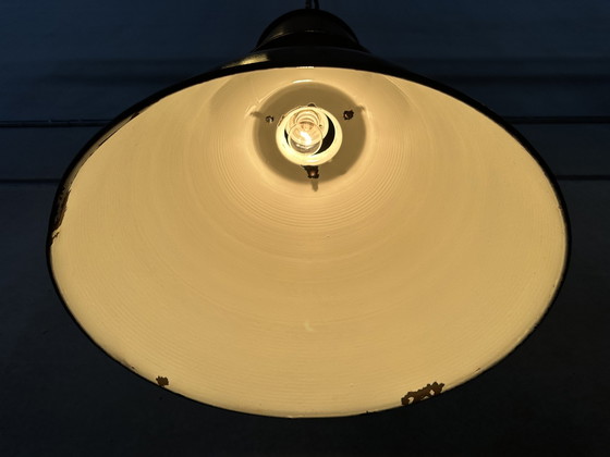 Image 1 of 2X Xxl Industrial Lamps - Enamel