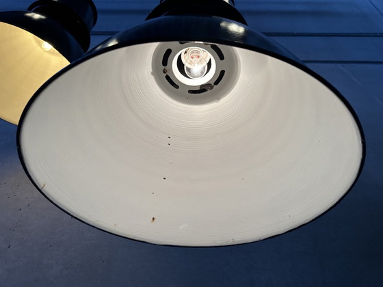 Image 1 of 2X Xxl Industrial Lamps - Enamel