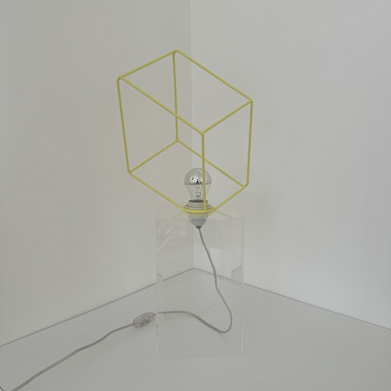 Image 1 of Lampe à design géométrique