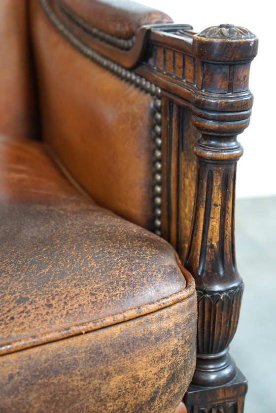 Image 1 of Sheep leather armchair