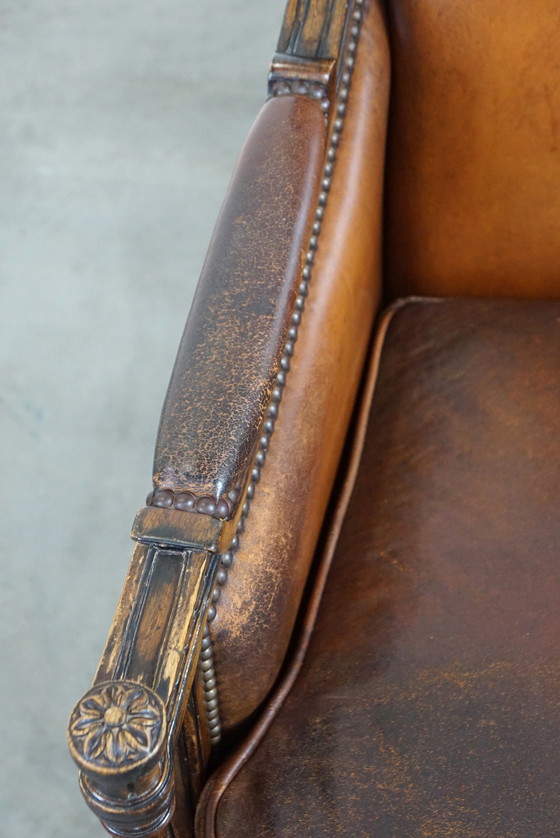 Image 1 of Sheep leather armchair