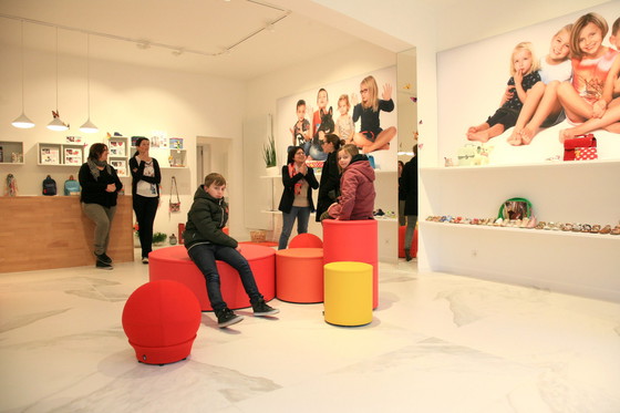 Image 1 of 12x Lina design colored seat poufs