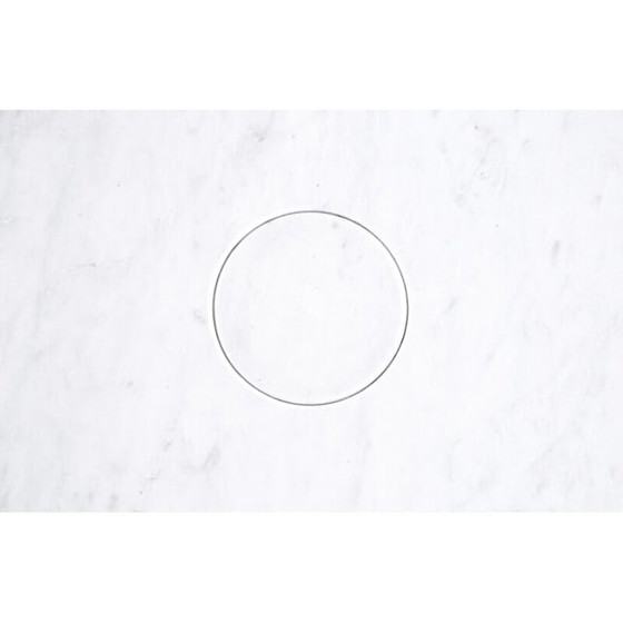 Image 1 of Vintage table in white Carrara marble model Eros, Italy 1970