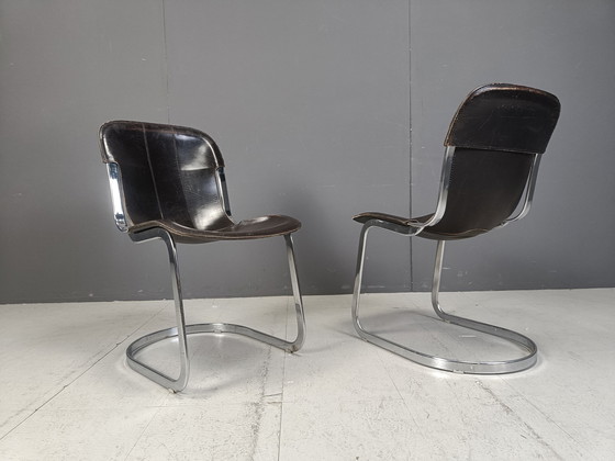 Image 1 of Italian Dining Chairs By Cidue, 1970S 