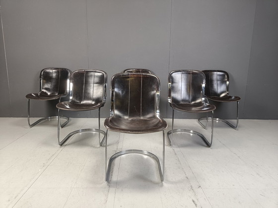 Image 1 of Italian Dining Chairs By Cidue, 1970S 