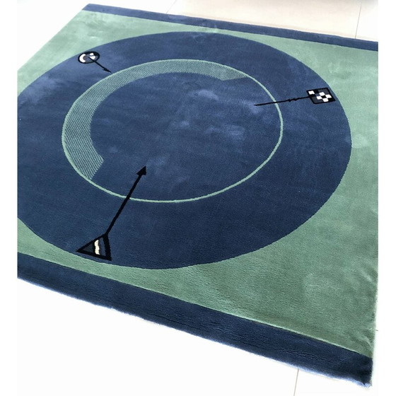 Image 1 of Tappeto vintage in lana "Less is more" di Christian Duc per Toulemonde Bochart, Francia 1980