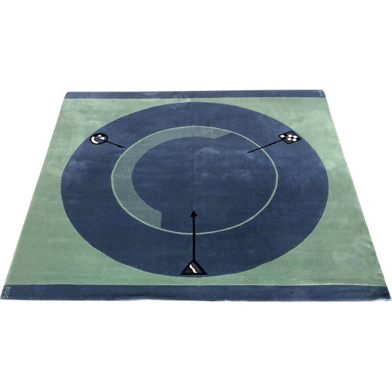 Image 1 of Tappeto vintage in lana "Less is more" di Christian Duc per Toulemonde Bochart, Francia 1980