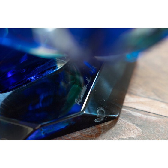 Image 1 of Vintage light blue Murano glass sculpture, Italy 1970