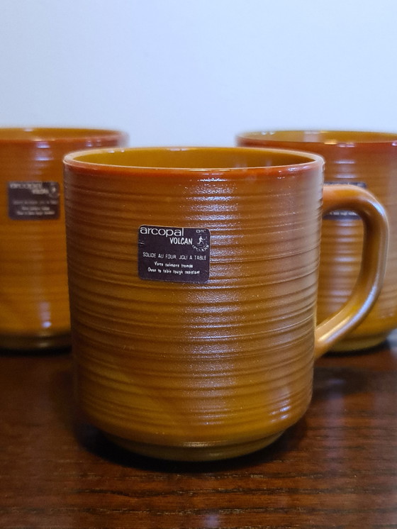 Image 1 of 9x mugs Arcopal Vulcano