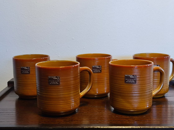 Image 1 of 9x Arcopal Vulcano mugs