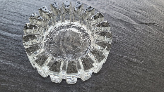 Image 1 of Pukeberg Glasbruk Ashtray/Tea Light Holder