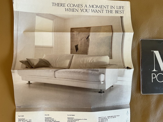 Image 1 of Dark Yellow Minotti Sofa