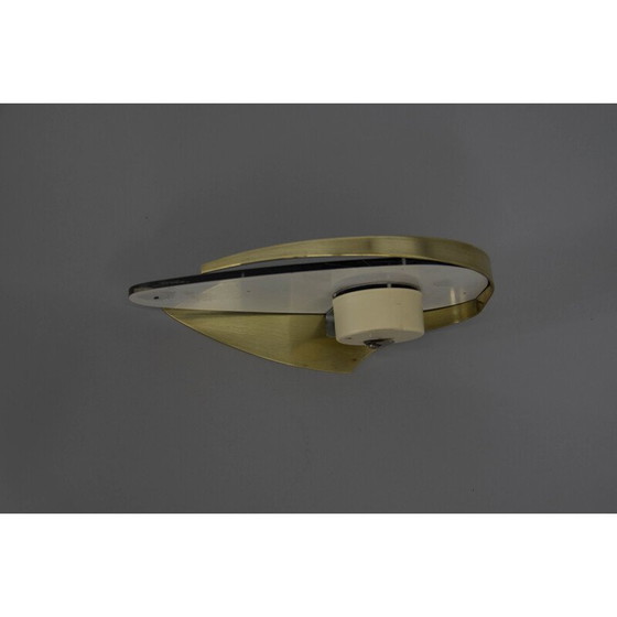 Image 1 of Orologio da tavolo vintage in ottone di Chronotechna Sternberk, Cecoslovacchia 1960