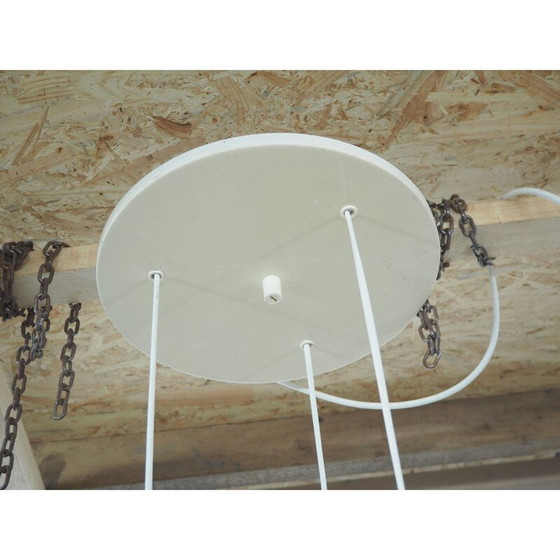 Image 1 of Vintage glass and plastic chandelier, Czechoslovakia 1960