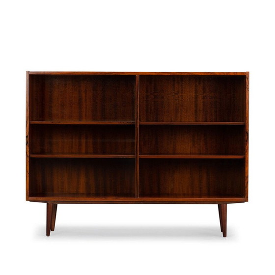 Image 1 of Vintage rosewood bookcase by Hundevad and Co, Denmark 1960