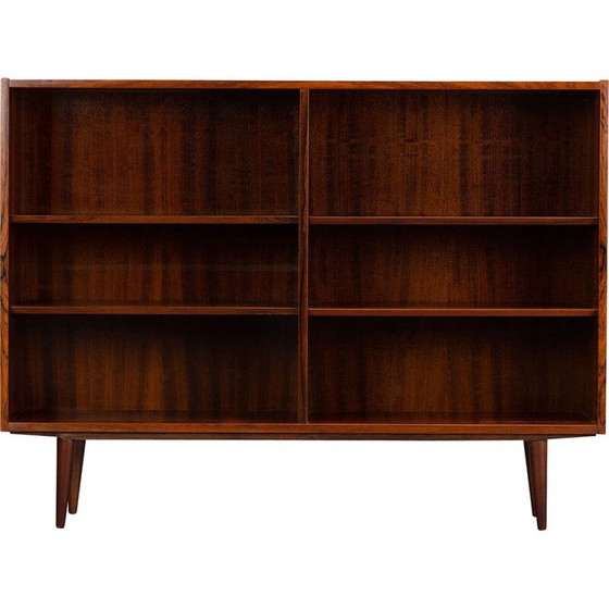 Image 1 of Vintage rosewood bookcase by Hundevad and Co, Denmark 1960