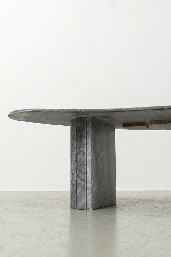 Image 1 of Vintage marble boomerang coffee table