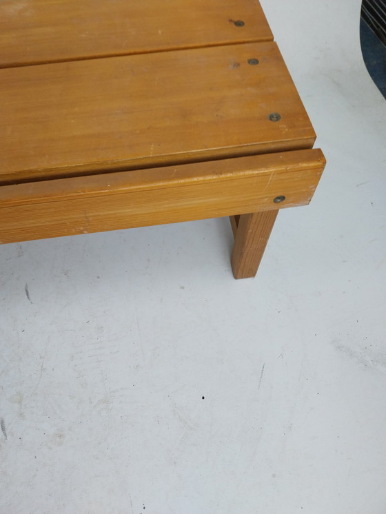 Image 1 of 1 X Pine Slatted Bench By Radstad And Relling 1960'S.