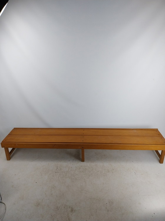 Image 1 of 1 X Pine Slatted Bench By Radstad And Relling 1960'S.