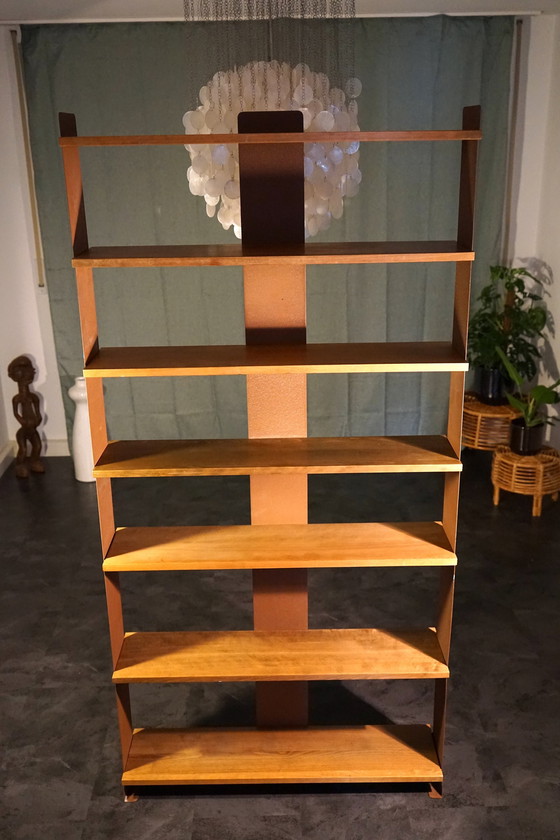 Image 1 of Vintage 2722 Système d'étagères en noyer de Wilhelm Kienzle pour Embru, années 1930