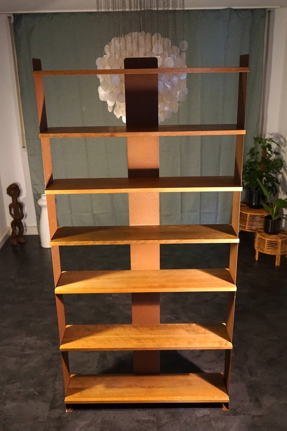 Image 1 of Vintage 2722 Système d'étagères en noyer de Wilhelm Kienzle pour Embru, années 1930