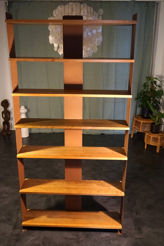 Image 1 of Vintage 2722 Système d'étagères en noyer de Wilhelm Kienzle pour Embru, années 1930