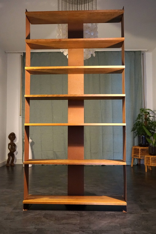 Vintage 2722 Système d'étagères en noyer de Wilhelm Kienzle pour Embru, années 1930