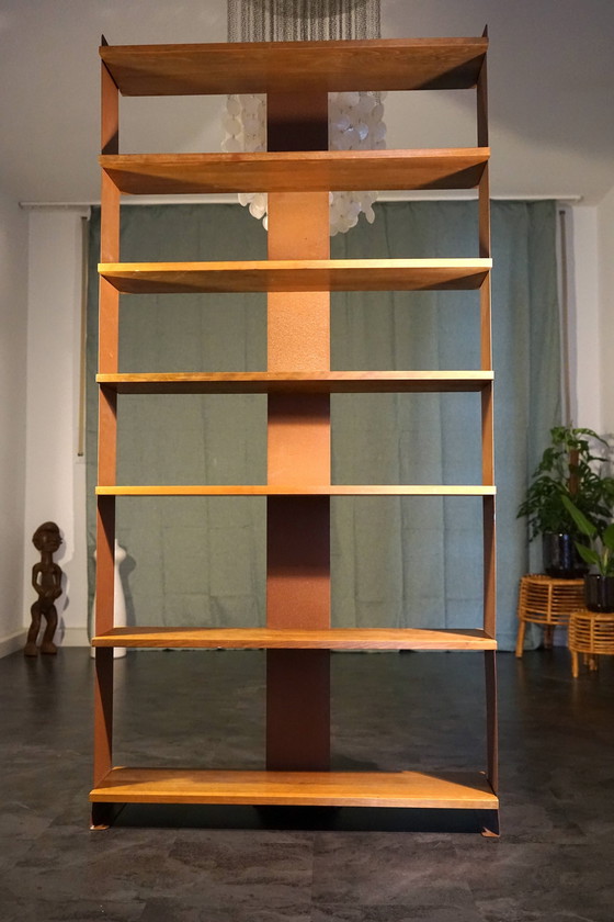 Image 1 of Vintage 2722 Système d'étagères en noyer de Wilhelm Kienzle pour Embru, années 1930