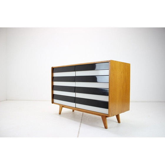 Image 1 of Vintage oak and plastic chest of drawers by Jiří Jiroutek, Czechoslovakia 1960