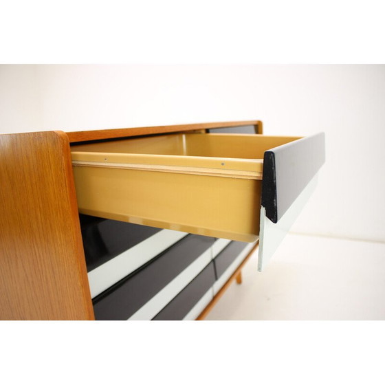 Image 1 of Vintage oak and plastic chest of drawers by Jiří Jiroutek, Czechoslovakia 1960