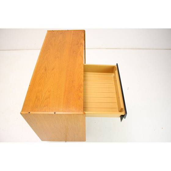 Image 1 of Vintage oak and plastic chest of drawers by Jiří Jiroutek, Czechoslovakia 1960