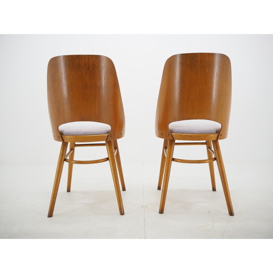 Image 1 of Pair of vintage Dining Chairs, Ton, Designed by Oswald Haerdtl, 1950s