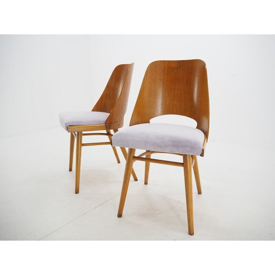 Image 1 of Pair of vintage Dining Chairs, Ton, Designed by Oswald Haerdtl, 1950s