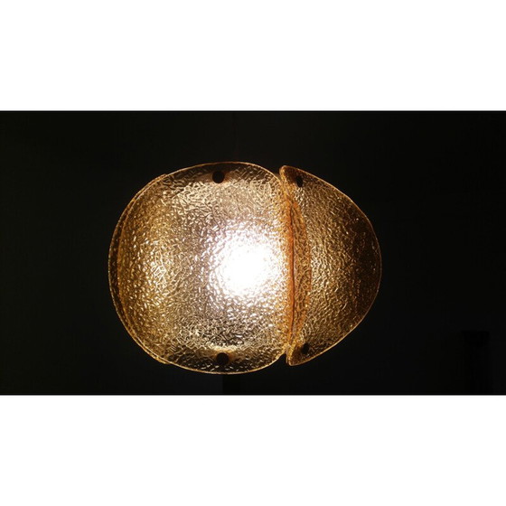 Image 1 of Vintage design glass hanging lamp, Germany, 1970s