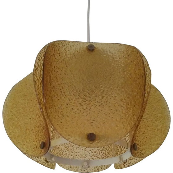 Image 1 of Vintage design glass hanging lamp, Germany, 1970s