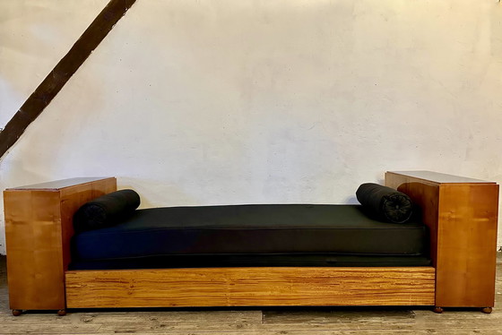 Image 1 of Divano letto Art Déco Jules Emile Leleu Principe di Monaco Modello 1927