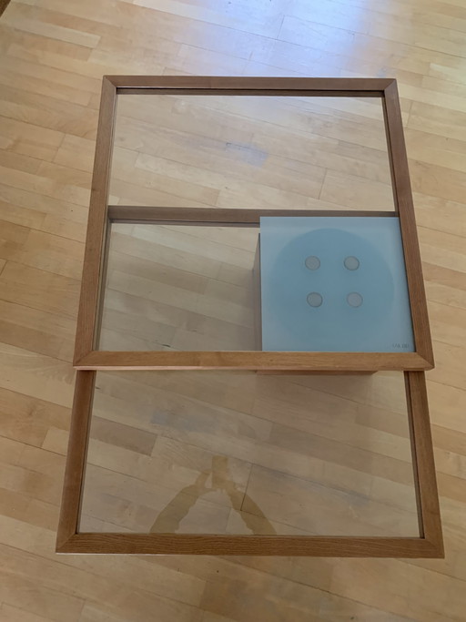 Ligne roset "Papyrus" Couchtisch – salontafels, Wood, Glass (photo 2 of 5)