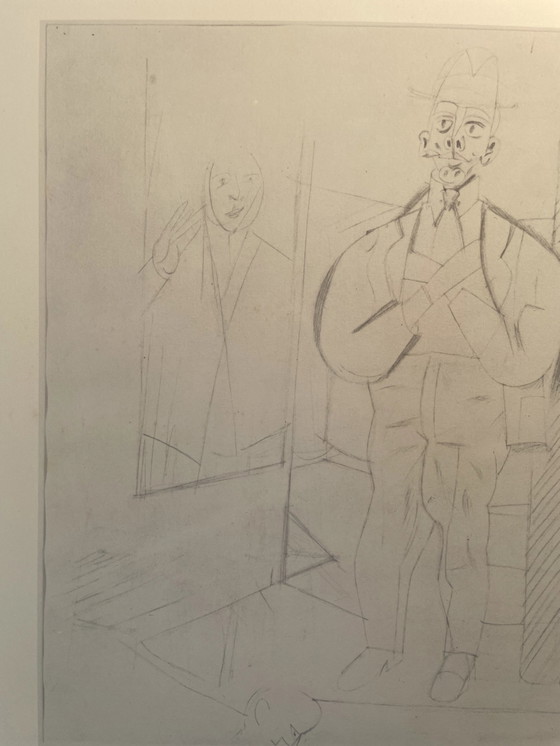Image 1 of Heliogravure Of Willem De Kooning In Perfect Condition