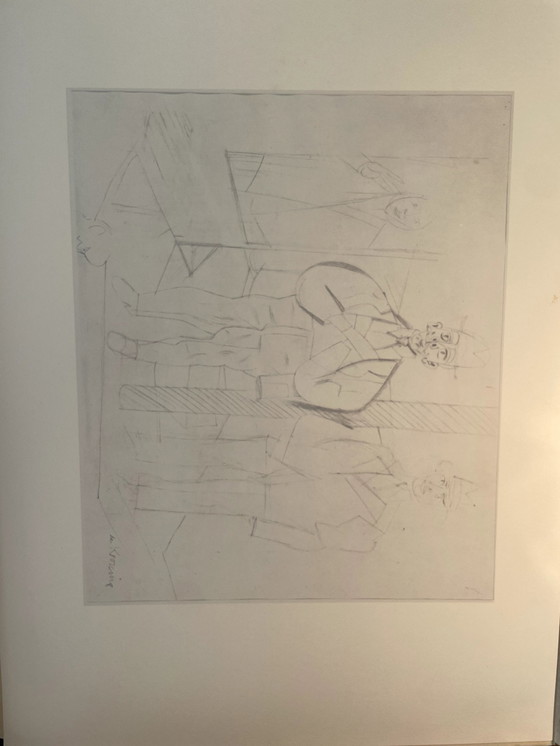 Image 1 of Heliogravure Of Willem De Kooning In Perfect Condition