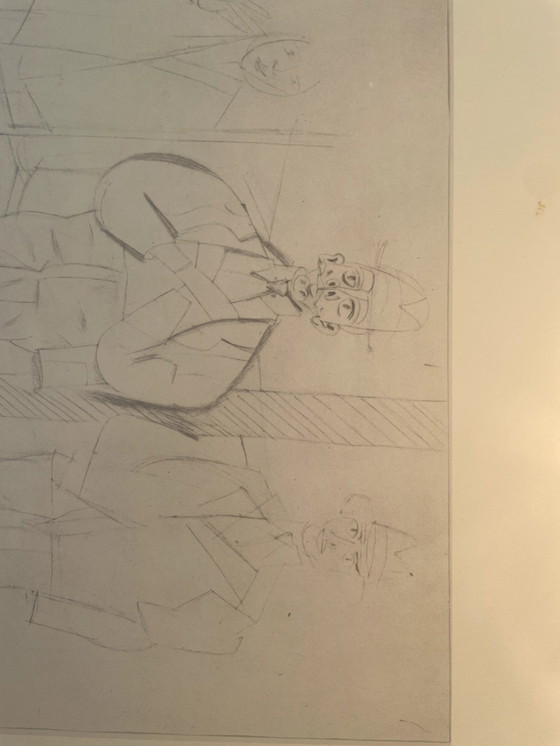 Image 1 of Heliogravure Of Willem De Kooning In Perfect Condition
