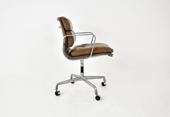 Image 1 of Leather Soft Pad Chair By Charles And Ray Eames For Herman Miller, 1970S