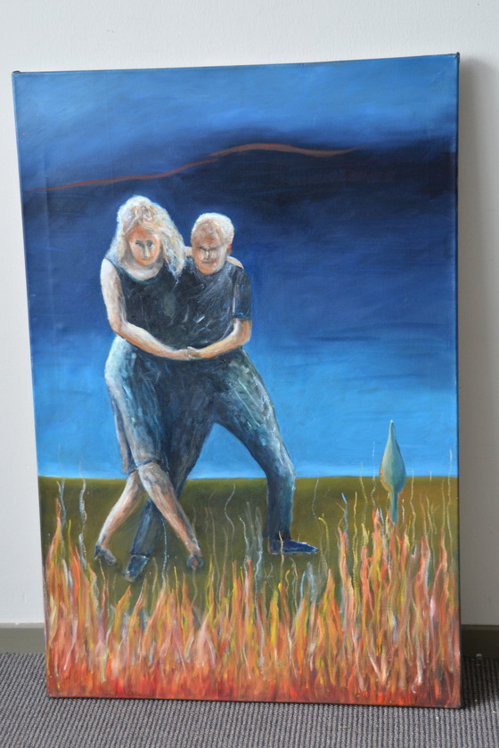 Image 1 of Dipinto ad olio del pittore Joop Serno