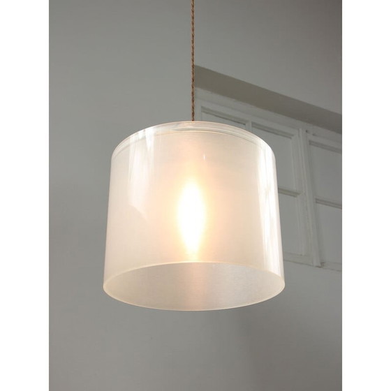 Image 1 of Lampada a sospensione vintage italiana in plexiglass, anni '80