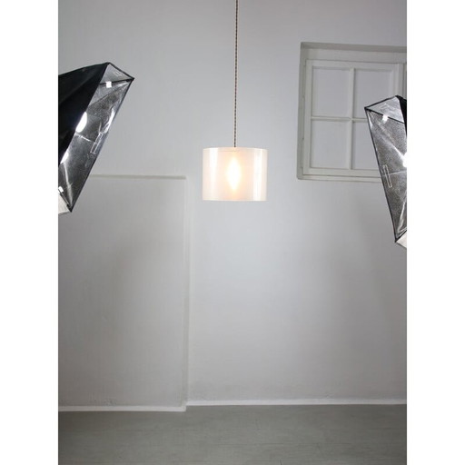 Italian vintage plexiglass pendant lamp, 1980s