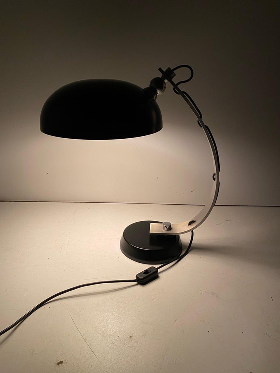 Image 1 of 1X Midcentury Modern Desk Lamp, Angelo Lelli For Arredo Luce, Italy 1970S